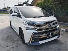 2016/2019 Toyota Vellfire 2.5 ZG PILOT SEAT 2 P/DOOR SUNROOF P/BOOT MPV