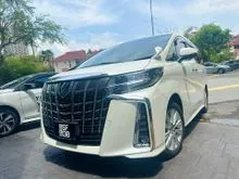 2022 Toyota Alphard 2.5 7 seaters MPV Twin power door