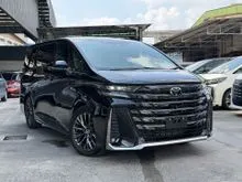 2024 Toyota Vellfire 2.4 Z Premier MPV AUTO SIDE STEP ROOF MONITOR HUD DIM BSM UNREG LOW MIL 5A