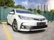 Used 2017 Toyota Corolla Altis 1.8 G Sedan / Clean Interior / Smooth Engine / Super Cool Aircond / Sport Mode / Leather Seat / Original Rim / Keyless Entry