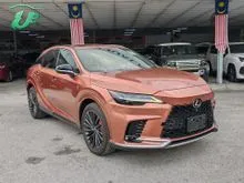 2023 Lexus RX 350 2.4 F Sport SUV (Copper Crest) GRADE 5A / SUNROOF / REAR POWER SEAT / DIM / HUD / 360 CAMERA / BSM / POWER BOOT / RX350