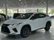 Recon YEAR END OFFER UNIT FULL SPEC 2020 Lexus RX300 2.0 F Sport 360 SURROUND CAM / HUD / APPLE CAR PLAY / MUST VIEW