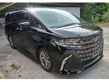 2024 Toyota Alphard 2.5 Z 7-Seater MPV Sunroof,DIM,BSM,LDA,Pre Crash,4Cam,Side Step Unregister Recon (A) Fullspec 4.5/AGrade 18,000Km 8Year Warranty