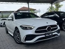 2022 MERCEDES C200 AMG REAR AXLE PCKG PANORAMIC ROOF HUD 4CAM BURMESTER AMBIENT LIGHT
