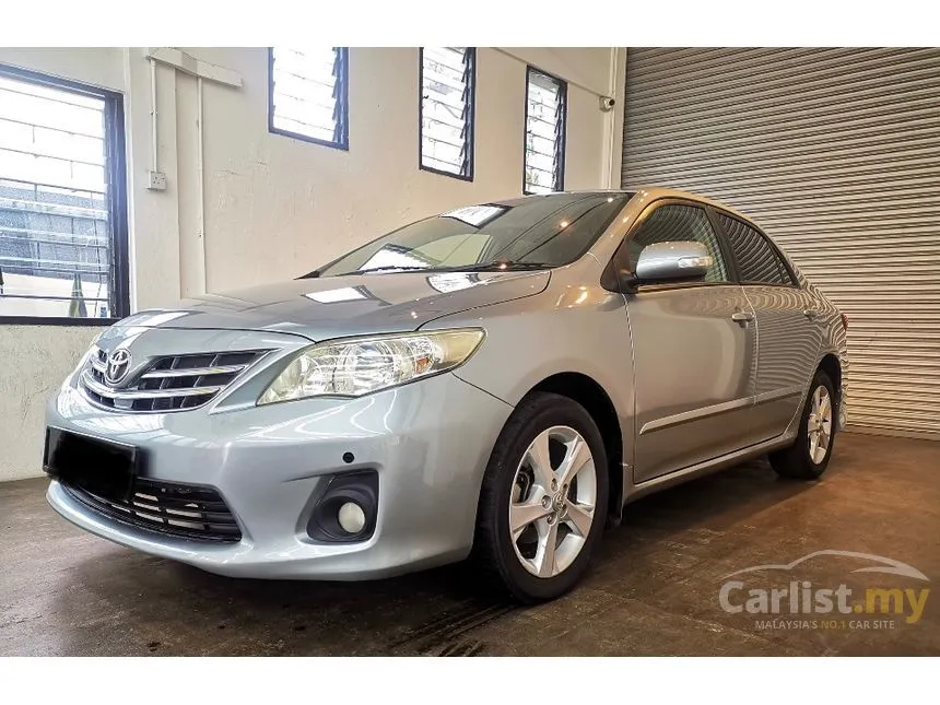 2013 Toyota Corolla Altis E Sedan