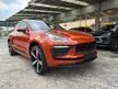 Recon 2022 Porsche Macan 2.0 SUV UNREG UK SPEC SPORT CHRONO PACKAGE PANORAMIC ROOF BOSE 360 DEGREE VIEW CAMERA POWER BOOT MEMORY LEATHER SEAT PRE CRASH