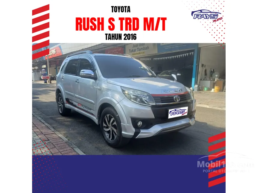 Jual Mobil Toyota Rush 2016 TRD Sportivo Ultimo 1.5 di Jawa Barat Manual SUV Silver Rp 155.000.000
