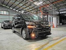 2017 Recon Toyota Vellfire 2.5 ZA Golden Eyes MPV 2 Power Door Power Boot Original Mileage With 5 Years Warranty