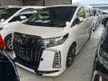 Recon 2021 Toyota Alphard 2.5 G S MPV TYPE GOLD, SUNROOF, TRD BODYKIT, 20 INCH RIMS, DIM, BSM, POWER BOOT, 30 UNIT
