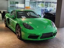 Recon 2020 Porsche 718 2.0 CAYMAN T Coupe (A) PASM / BOSE / Python Green
