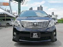 2009 Toyota Alphard 3.5 G 350G MPV 1 YEAR WARRANTY, TWIN POWER DOORS, BLACK INTERIOR