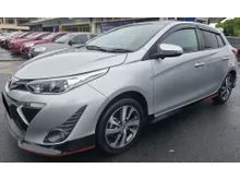 2020 Toyota YARIS 1.5 A (E) AEROKITS CVT (+/-) (7-AT) FACELIFT (AT) (HATCHBACK) (GOOD CONDITION) SILVER METALLIC PLATE SABAH - 47,500KMS
