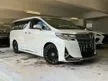 Recon YEAR END SALES 2018 Toyota Alphard 2.5 X 8 SEATER 2 POWER DOOR MODELLISTA BODYKIT UNREG
