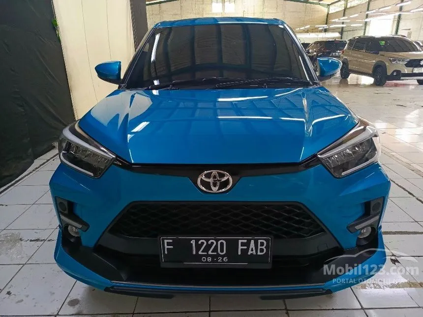 Jual Mobil Toyota Raize 2021 GR Sport 1.0 di Jawa Barat Automatic Wagon Biru Rp 203.000.000