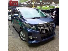 2015 TOYOTA ALPHARD 2.5 S with GST (SUNROOF)(SPECIAL COLOUR OPTION) 2018 Promo Price