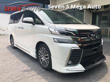 2017 Toyota Vellfire 2.5 ZG Fully Loaded