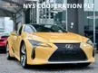 Recon 2021 Lexus LC500 5.0 V8 S Package Coupe Unregistered Pre Crash Cruise Control Head Up Display Multi Function Steering KeyLess Entry Push Start