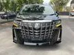 Recon 2022 Toyota Alphard 2.5 G S C Package MPV 3K KM DONE ONLY LIKE NEW ACTUAL UNIT 2.5 SC