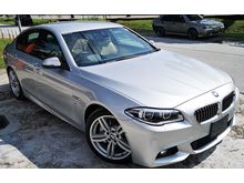 2013 BMW 535i 3.0 TWIN POWER TURBO JAPAN SPEC UNREG SELLING PRICE ( RM 238,000.00 NEGO ) CAR BODY COLOR SILVER ( 7010 )