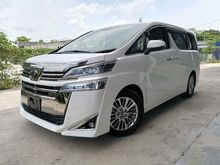 BEST OFFER 2018 Toyota Vellfire 2.5 V JBL HOMETHEATER 4CAM BSM DIM LEATHER UNREG