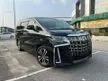Recon 2020 Toyota Alphard 2.5 SC Package MPV Full Spec JBL Sound System, 360 Surround Camera, Modelista Bodykit, Unregistered Ready Stock Unit