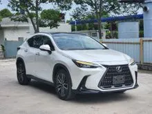 2023 Lexus NX250 2.5 Version L, Black Interior, Leather Seat, HUD, 360 Camera,Panoramic roof, Power Boot, BSM, DIM, Memory Seat, Keyless, MIL 25K ONLY