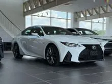 FULL SPEC 2021 Lexus IS 300 2.0 F Sport - SUNROOF - RED INTERIOR - 360 CAMERA - VENTILATED SEAT - MEMORY SEAT - READY STOCK