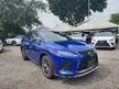 Recon 2019 Lexus RX300 2.0 F Sport SUV (4WD) No Roof, Head Up Display, 360 Camera, Black & White Leather
