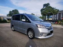 Loan Kedai/Credit/Bank Easy Approved, 2013/14 Nissan Serena 2.0 S-Hybrid High-Way Star MPV