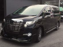 2015 Toyota Alphard 2.5SC SUNROOF WITH MODELLISTA KIT & SURROUND CAMERA PROMO