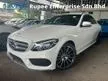 Recon 2017 Mercedes-Benz C200 2.0 AMG REAR CAMERA LED LOCAL AP UNREG - Cars for sale