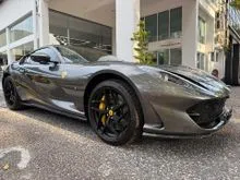 MESMERIZING GREY PRE OWNED 2019/2025 FERRARI 812 SUPERFAST 6.5 V12 COUPE BEST VERSION OF ITS BRAND NEW
