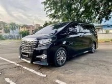 2015 Toyota Alphard 2.5 G S C Package Van Wagon Low Kilometer