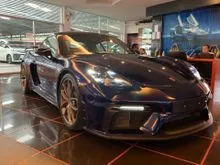 2022 Porsche 718 Cayman GT4 4.0 PDK Coupe, Low Mileage, Silver Stitching, Sport Chrono, 18-Ways Memory Seats, Sport Exhaust, PDLS, Bose Sound