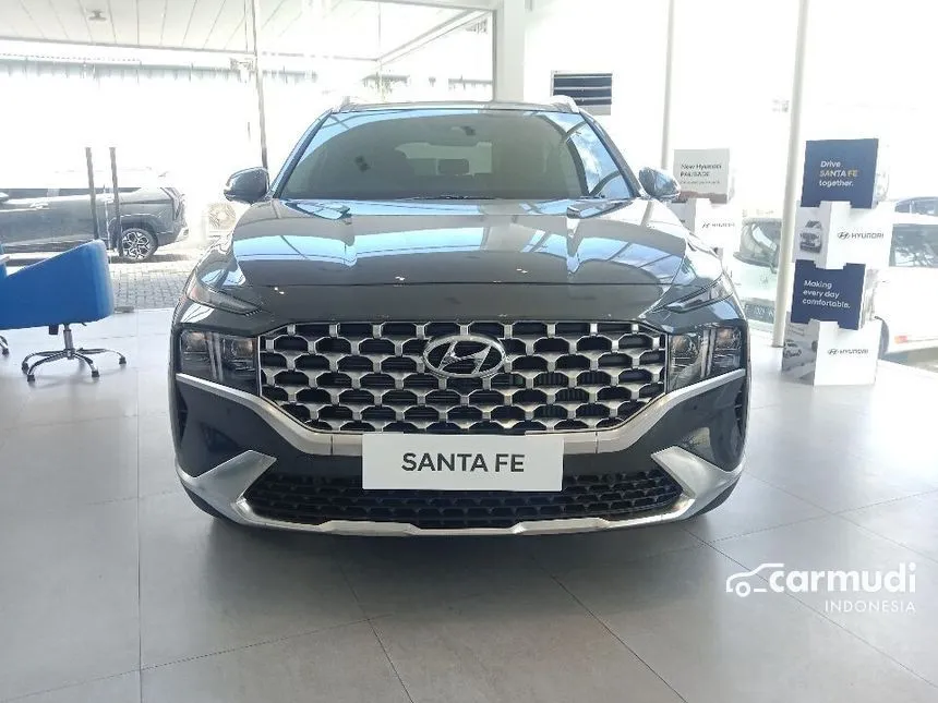 Jual Mobil Hyundai Santa Fe 2023 CRDi Signature 2.2 di DKI Jakarta Automatic SUV Abu