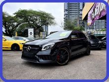 UNREGISTERED 2017 Mercedes-Benz GLA45 AMG YELLOW NIGHT EDITION 2.0 4MATIC FACELIFT PANORAMIIC ROOF HARMAN KARDON RECAO BUCKET SEAT YELLOW LINE LIMITED