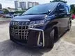 Recon 2021 Toyota Alphard 2.5 type gold, power boot, semi leather sue, 3led, dim, bsm - Cars for sale