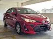 Used 2019 Toyota Vios 1.5 E Sedan FREE WARRANTY