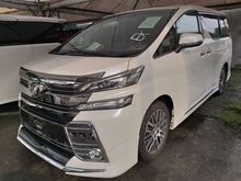 2016 Toyota Vellfire 2.5 ZG FULL SPEC JBL 4 CAMERA UNREG16