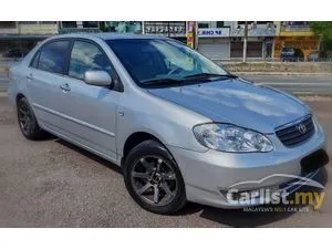 2001 Toyota Corolla Altis 1.8 G Sedan