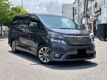 2011 Toyota Vellfire 2.4 Z MPV DUAL POWERED DOOR POWER TAILGATE