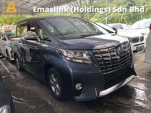 2016 Toyota Alphard 2.5 X Spec 8seather 360view PowerBoot Push Start 7G