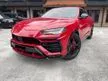 Recon 2019 Lamborghini Urus 4.0 SUV RED Interior High Option Direct Owenr