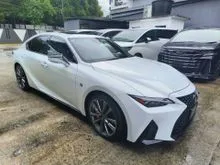2021 Lexus IS 300 2.0 F Sport Sedan / SUNROOF / RED INTERIOR / ORANGE CALIPER / 360 CAMERA / AIRCOND MEMORY SEAT / BLIND SPORT / 2021 UNREGISTER