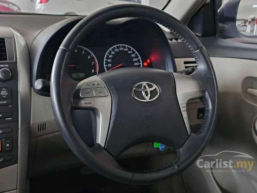 2012 Toyota Corolla Altis E Sedan