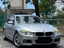 2017 BMW 320i 2.0 M Sport Sedan OTR PRICE FACELIFT LCI FREE SERVICE WARRANTY BMW MALAYSIA 5yrs MIL 15K KM A YEAR ONLY CAR KING