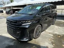 2025 Toyota Vellfire 2.4 Z Premier MPV FULL LOADED / SUNROOF / MODELITSA BODYKIT / HUD / DIM / BSM / ROOF MONITOR / GRADE 4.5/A / UNREGS
