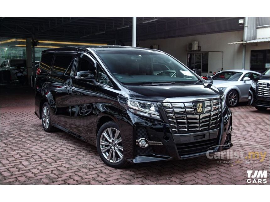 Used 17 Toyota Alphard 2 5 Sa Type Black Pre Crash Power Boot 7 Seater 2 Prices Waa2