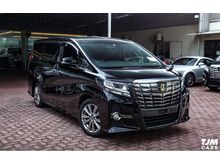 2017 Toyota Alphard 2.5 SA TYPE BLACK MPV 7 SEATER