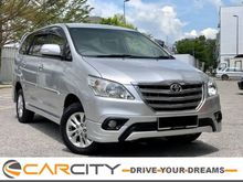 2016 Toyota Innova 2.0 G MPV FACELIFT ANDROID PLAYER FULL SERVICE RECORD